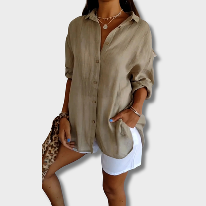 Ελένη – Ανάλαφρο πουκάμισο με χαλαρή εφαρμογή