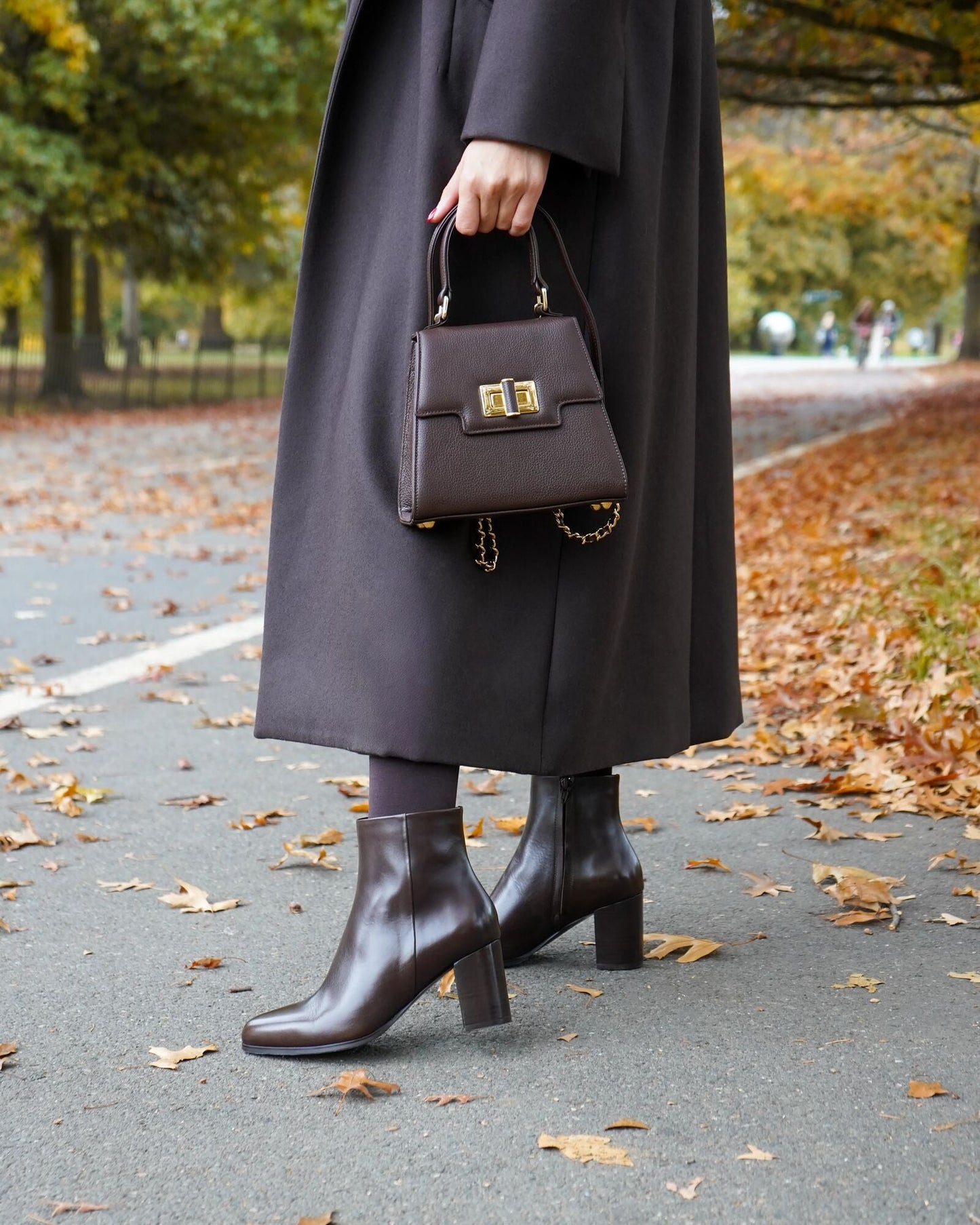 Georgia Chocolate Leather