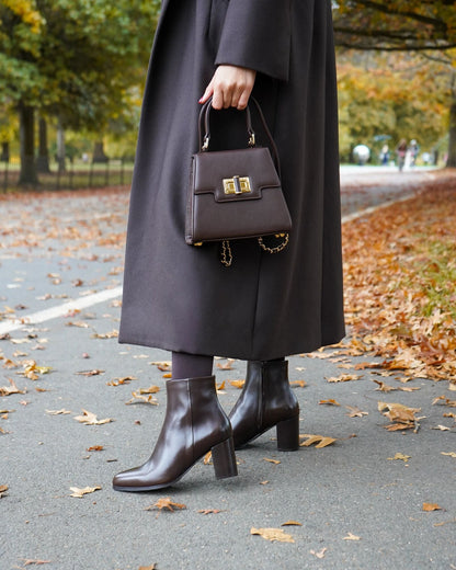 Georgia Chocolate Leather