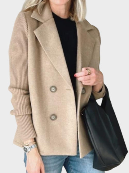 Δάφνη – Κομψό σακάκι με πλεκτά μανίκια