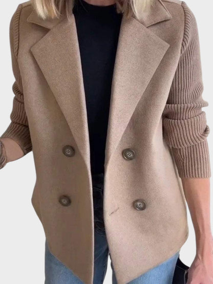 Δάφνη – Κομψό σακάκι με πλεκτά μανίκια