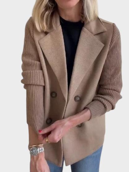 Δάφνη – Κομψό σακάκι με πλεκτά μανίκια