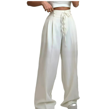 Αλκμήνη – Παντελόνι με ψηλή μέση και δέσιμο