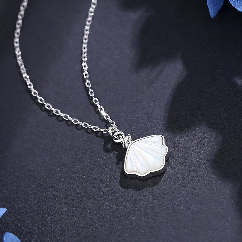 Θάλασσα – Κολιέ με κοχύλι και μαργαριτάρια