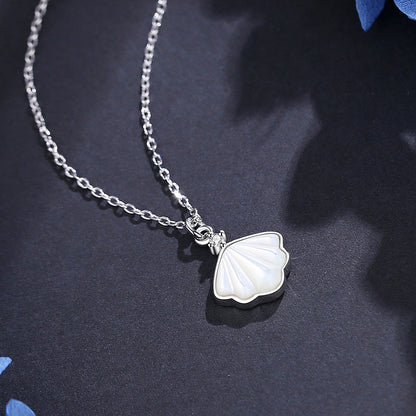 Θάλασσα – Κολιέ με κοχύλι και μαργαριτάρια