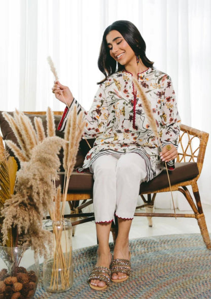 Autumn Bloom Chic Printed Co - ord Set - Navvi.in