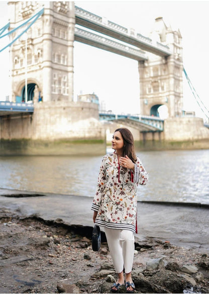 Autumn Bloom Chic Printed Co - ord Set - Navvi.in